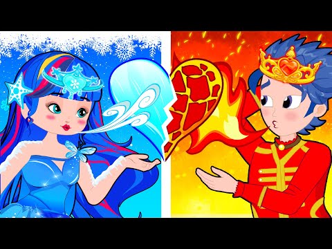 Lisa the Ice Princess Melts Alex’s Fiery Love! ❄️❤️ | Love Story | Poor Princess Life