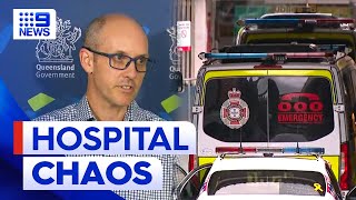 Computer outage causes major delays at Queensland hospitals | 9 News Australia