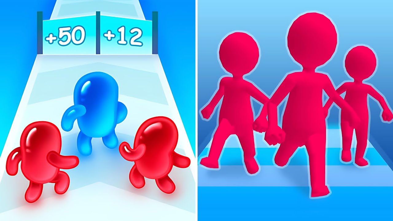 Join Blob Runner 3D🆚Join Clash 3D New Update Mobile Gameplay BE12