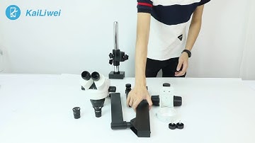 Table Clamping Pillar Stand For Stereo Zoom Binocular Microscope