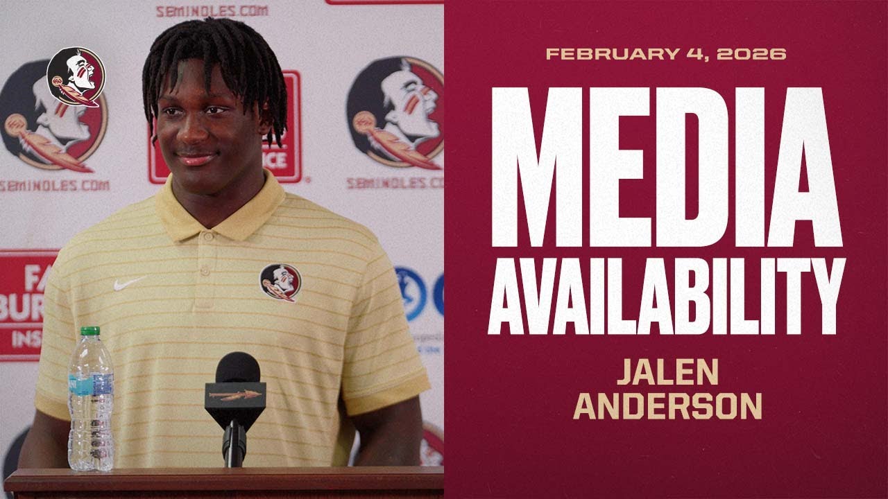 Image related to FSU Football | DL Jalen Anderson Media Availability