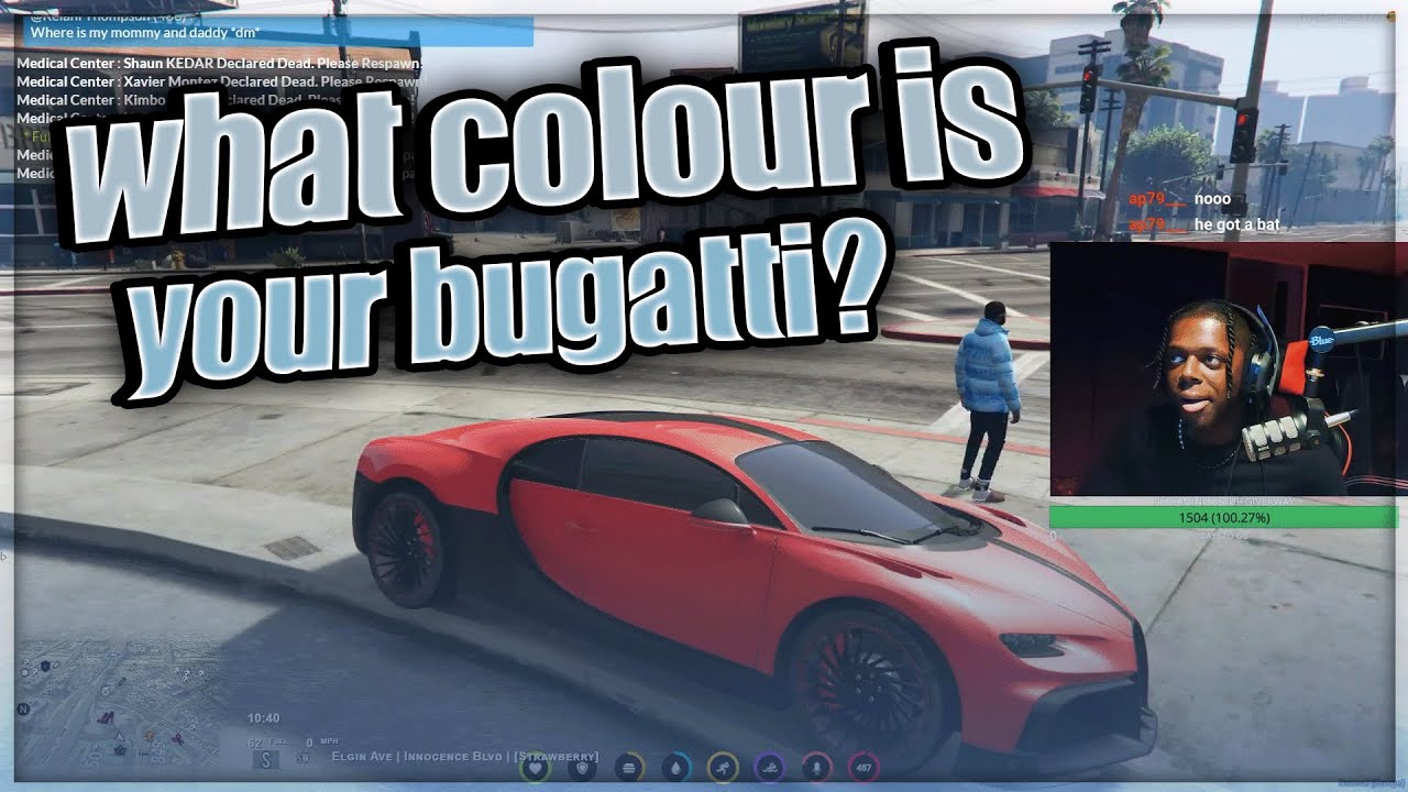 What colour is your bugatti???