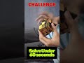 Mirror Cube Under 60 Seconds? 😳🔥| Solving mirror cube | Cube Challenge | #shorts #shortsfeed #cube