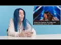 Billie eilish reaction to kristen cruz  i see red performance on agt