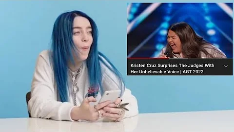 Billie Eilish reaction to Kristen Cruz | I see red...