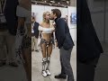 Robot Girl Chest Touch – AI Skin Response Test! 🤖✋