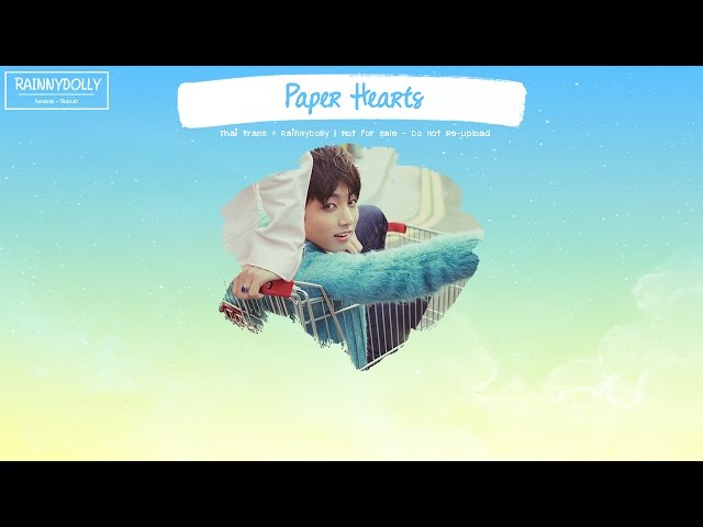 [THAISUB] Paper Hearts - Jungkook (Cover) class=