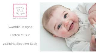 Muslin *zzZipMe Sleeping Sack* by SwaddleDesigns!