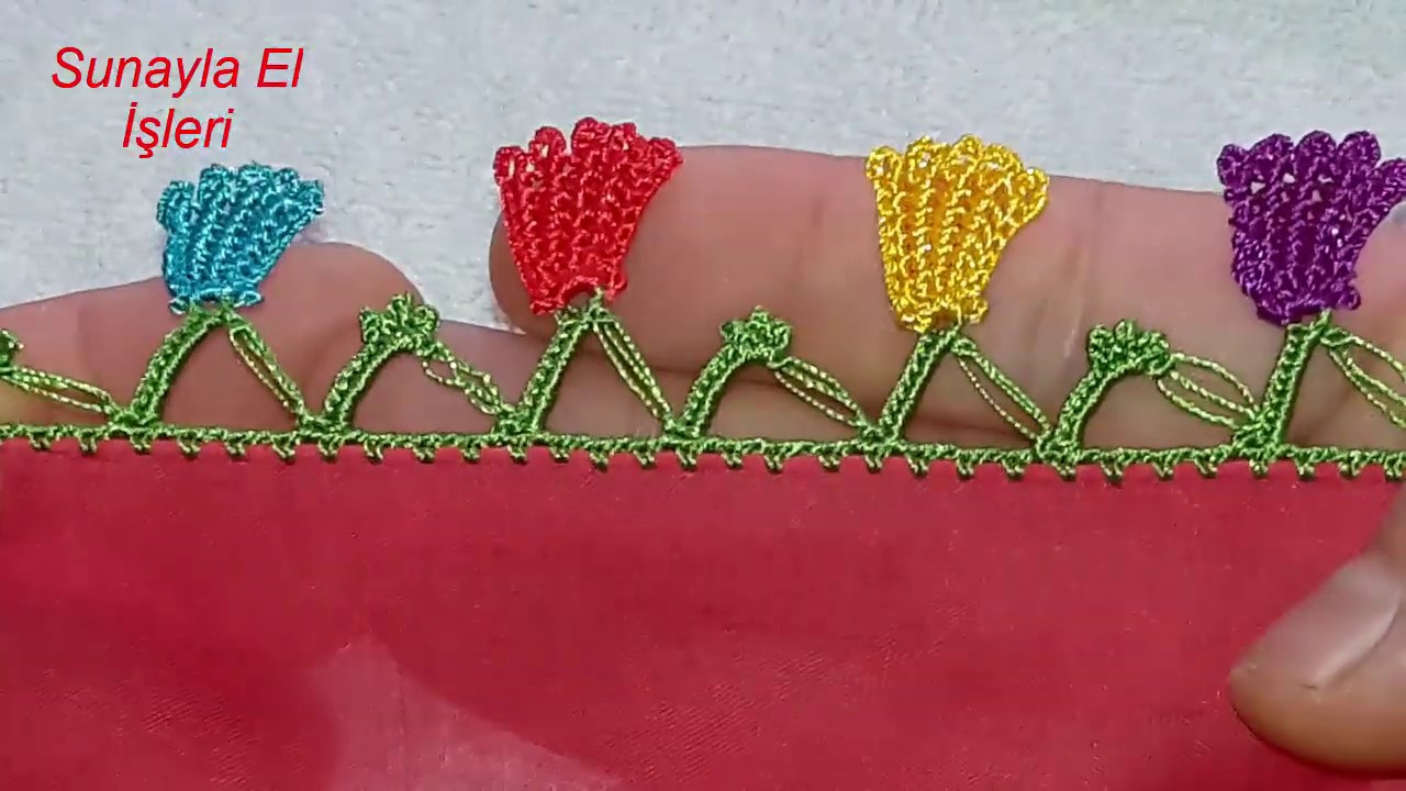 508 Su gibi akıp gidecek çok güzel bir tığ oyası yapılışı