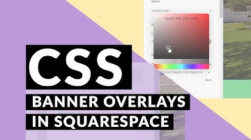 How to Change the Banner Overlay On One Section in Squarespace