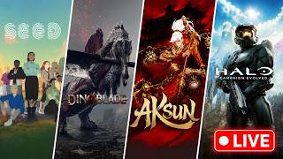 🚨 VARIETY DAY 🎮 3 NEW GAMES TODAY 🎮 SEED MMO (SIMS-LIKE MMO) ➡️ AKSUN ➡️ HALO🚨 REACTS FIRST❗!exitlag