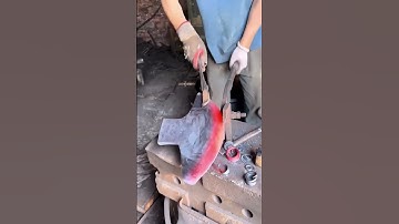 Bone cutting knife forging process #machine #trending #viralvideo #shorts