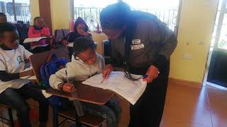 One-on -one Grade 3 Kiswahili class