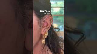 Today’s Ear Stack Looks Gorgeous ✨ Layered Desi Perfection 💎 #DesiJewelry @KajuStudios