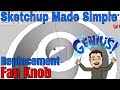 Simple Fan Knob using my.sketchup | Learn how in minutes! thumbnail
