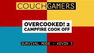 Overcooked 2 Survival Mode Campfire Cook Off Kevin 3 Gameplay (2 player co-op)