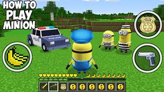 HOW to PLAY as MINION POLICEMAN in MINECRAFT - Minions Minecraft GAMEPLAY Movie traps