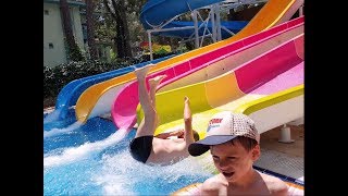 FUNNY WATER SLIDE AND SUPER SLOW MO 👀 | 4K