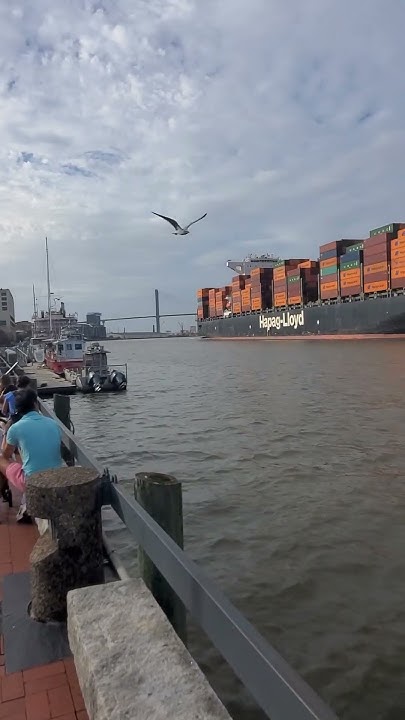 huge-cargo-ship-savannah-ga-youtube