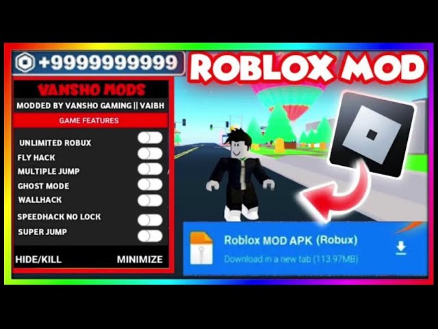 ✅️MOD MENU!✅️) Roblox Mod Apk V2.592.588 - Unlimited Robux