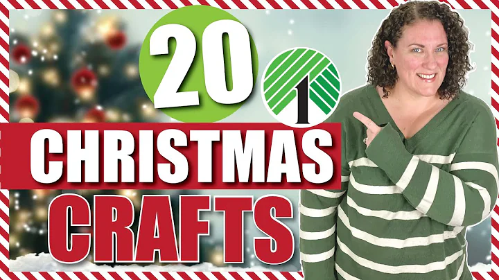 20 Dollar Tree CHRISTMAS Crafts That are Fun To Make