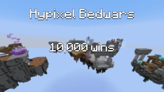 10,000 wins | Hypixel Bedwars