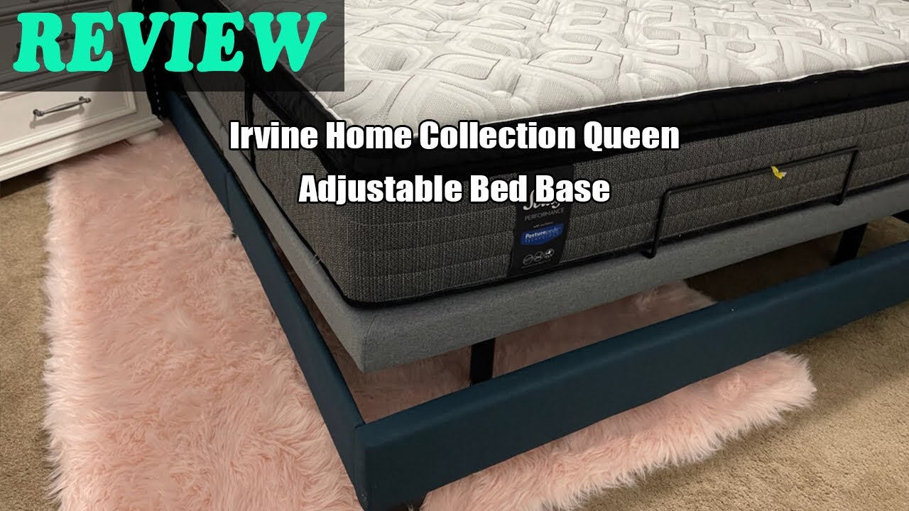 Irvine Home Collection Queen Adjustable Bed Base Review 2023 YouTube