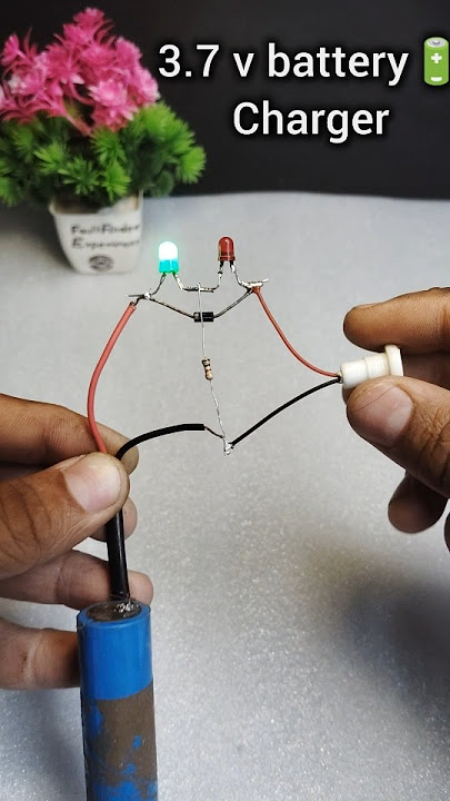 3.7 V lithium-ion battery charger with indicator #shorts