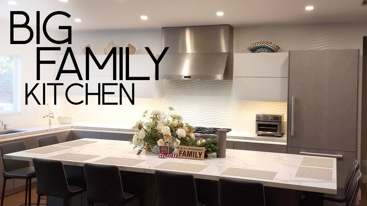 CONTEMPORARY and Modern European KITCHEN for a BIG FAMILY | Interior ...