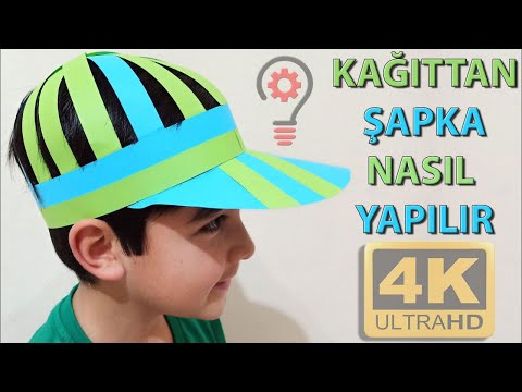 Kağıt şapka nasıl yapılır I kağıttan çocuk şapkası