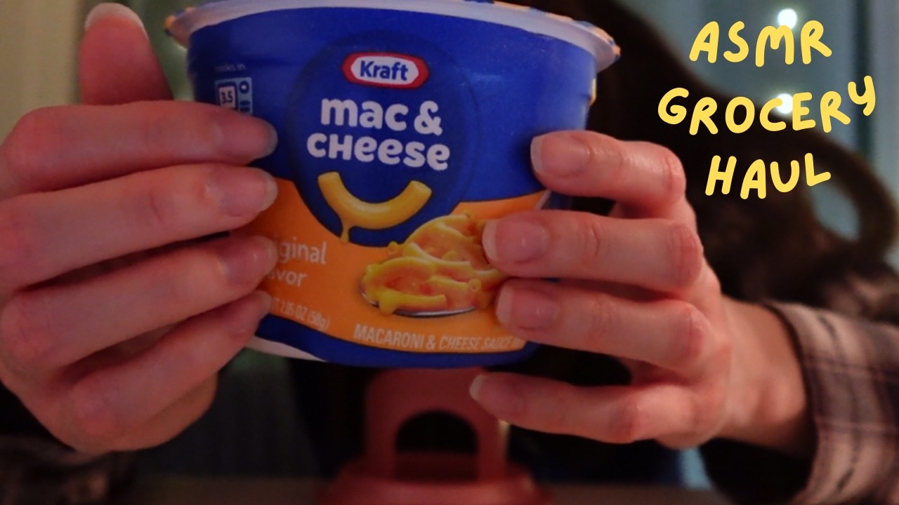 ASMR My Grocery Haul 🛒 (close whispers)