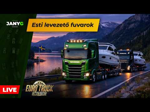 🚛 Esti levezető fuvarok | Euro Truck Simulator 2 | VR | Oculus Rift S