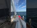 Smooth upwind sailing on the English channel 🤌🏽 #sailing #solosailing #englishchannel #sailboat