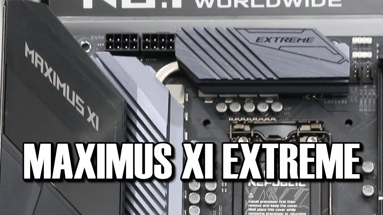 Asus ROG Maximus XI Extreme Preview - YouTube