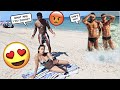 Making My Boyfriend JEALOUS At The Beach! *HE SNAPPED*