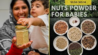 NUTS POWDER FOR BABIES FOR BRAIN DEVELOPMENT AND HEALTHY WEIGHT GAIN | MAMAPAPAZAY | VLOG NO : 14