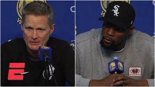 Kevin Durant disagrees with Steve Kerr's comments on playing with anger | NBA Sound
