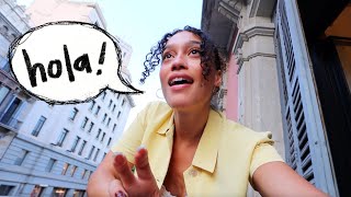 speaking only SPANISH for 24 hours in Spain (vintage thrift haul)