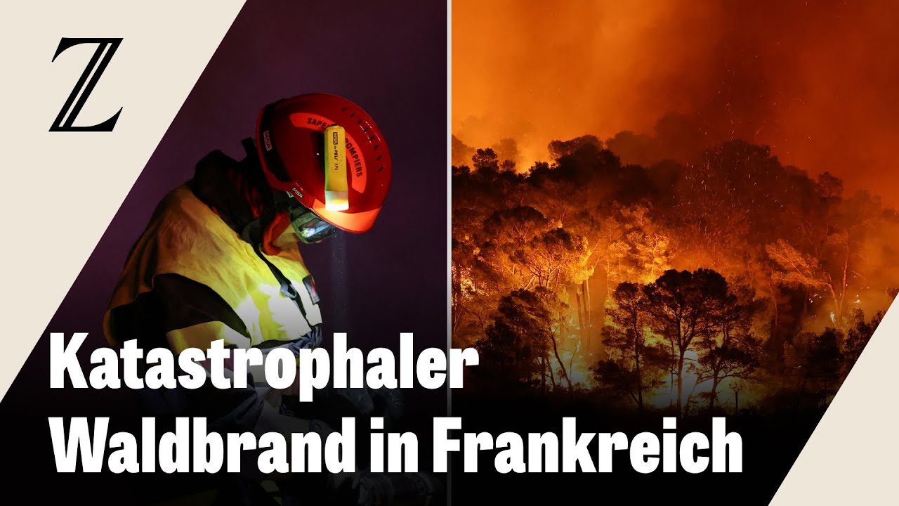 Bisher größter Waldbrand dieses Sommers in Südfrankreich breitet sich weiter aus