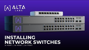 Installing Our Network Switches | Alta Labs