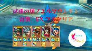 【ドラクエタクト】試練の頂ノエルマウンテン　山頂EX　フルクリア
