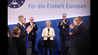 Ceremonia de entrega del “Premio Internacional Carlomagno de Aquisgrán” 2025