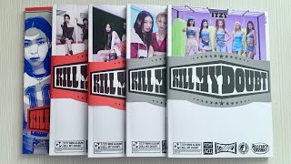 Распаковка альбома ITZY / Unboxing album ITZY KILL MY DOUBT (A, B, C, D ver. & LIMITED EDITION)