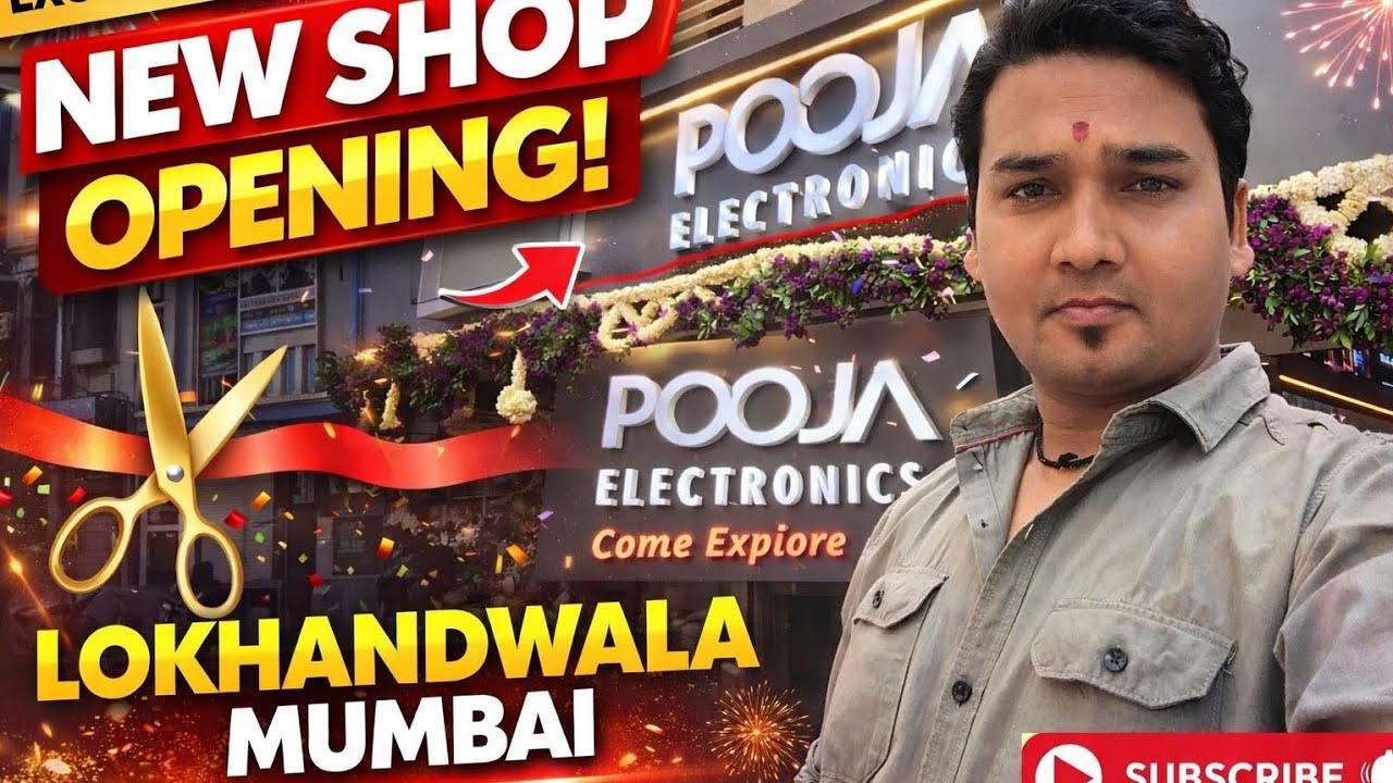 Pooja electronics new store opening at Lokhandwala mumbai ! #cameraaccessory #2026 