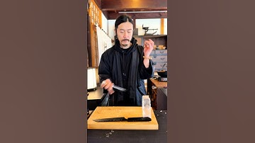 まるで武士のようなマスターが作る冷やし抹茶や冷茶が最高🍵#japanesefood