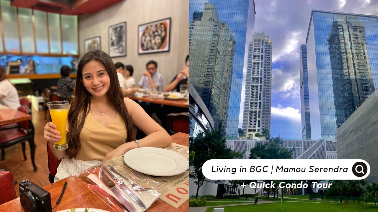 LIVING IN BGC | MAMOU SERENDRA + QUICK CONDO TOUR | LAICA DESMOND - YouTube