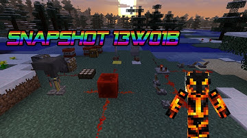 Snapshot 13w01b- Redstone Blocks, Hoppers, and More! - Minecraft