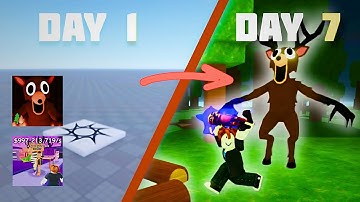 I Tried To Make a VIRAL Roblox Game in 7 DAYS — This Happened