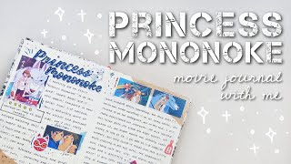 movie journal with me 🌌 // princess mononoke