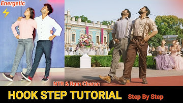 Naatu Naatu Hook Step Tutorial - RRR - NTR & Ram Charan | Epic Footwork Dance | Step By Step
